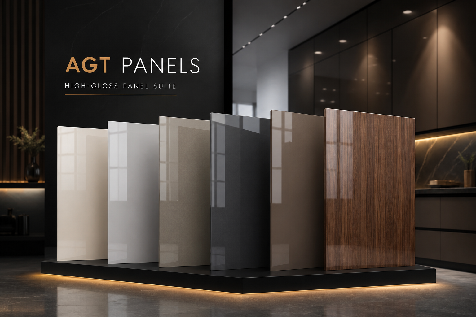 CANBEE High-Gloss Panel Wall